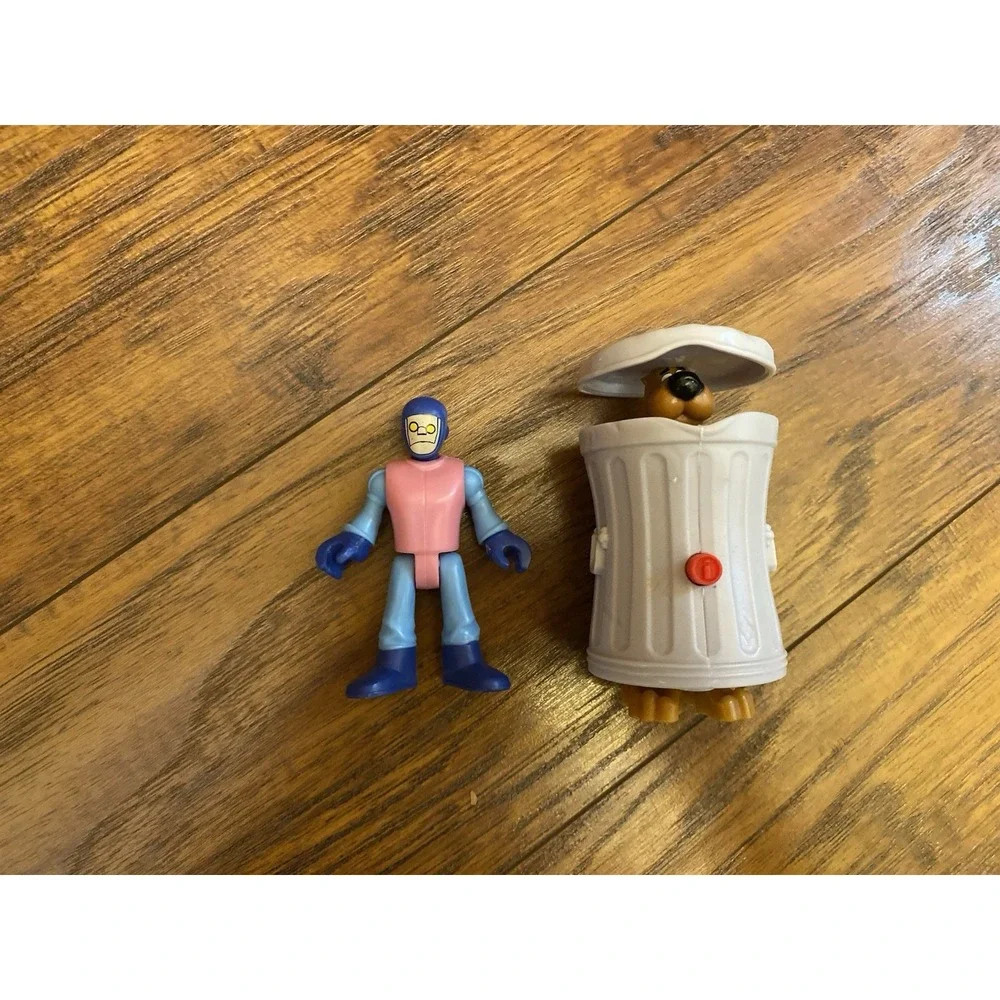 Imaginext Scooby-Doo Adventures FUNLAND ROBOT & GARBAGE CAN SCOOB figures